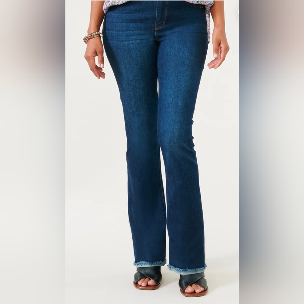 Democracy Dark Blue Flare Jeans